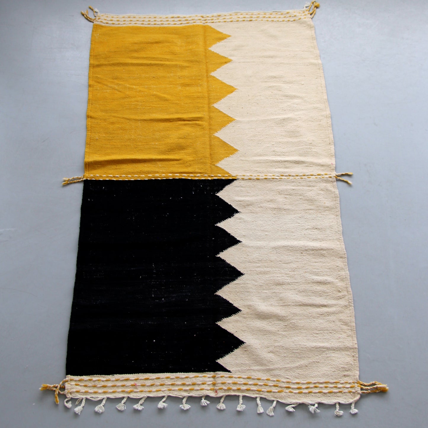 Tapis Kilim Jaune ( 6,6 x 3,3 pi )