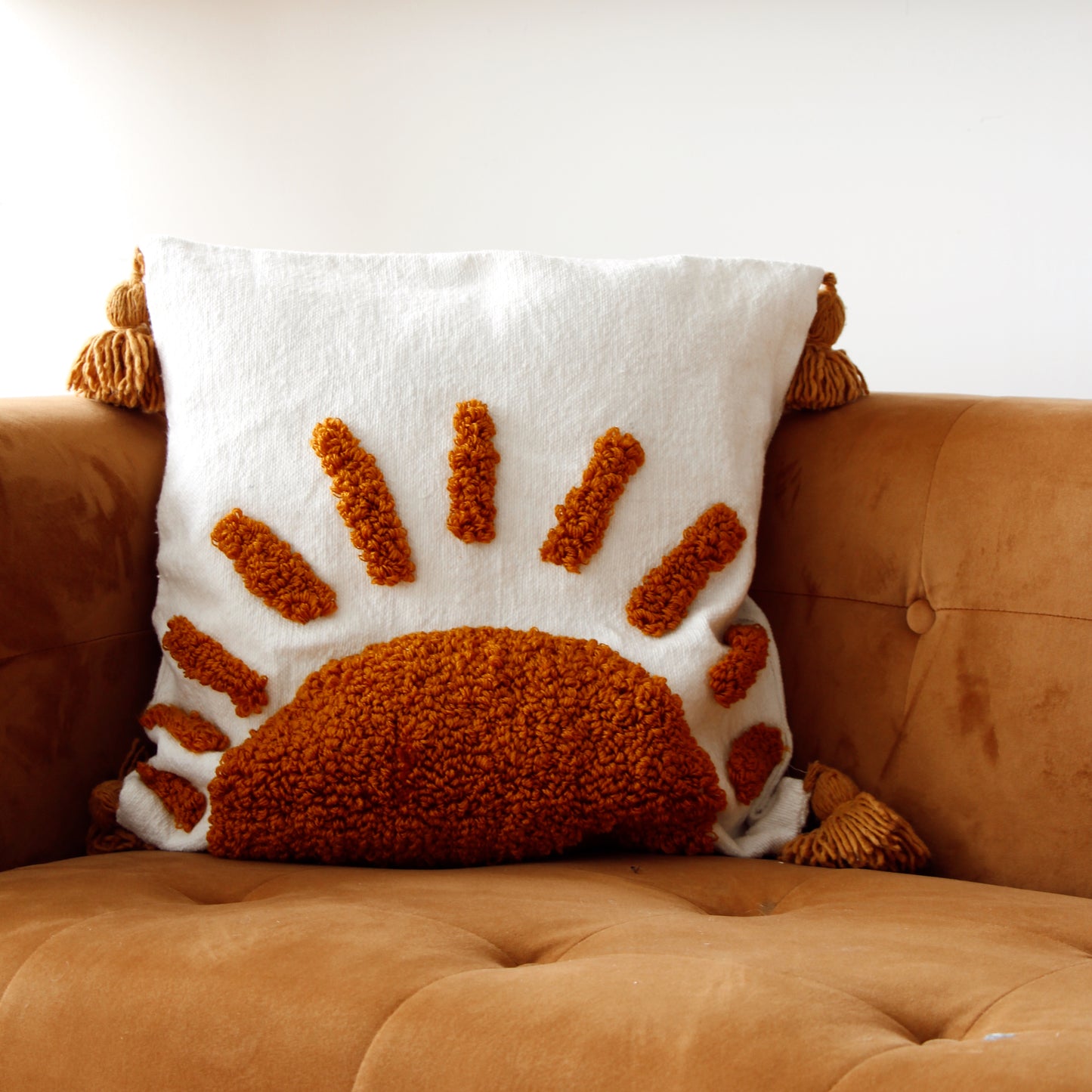 Housse de Coussin Soleil