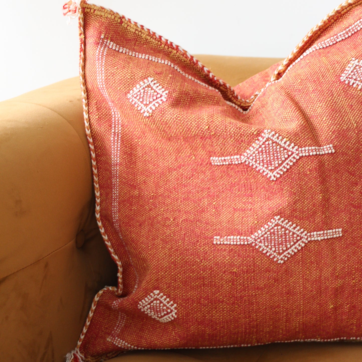 Sabra Terracotta Cushion Cover