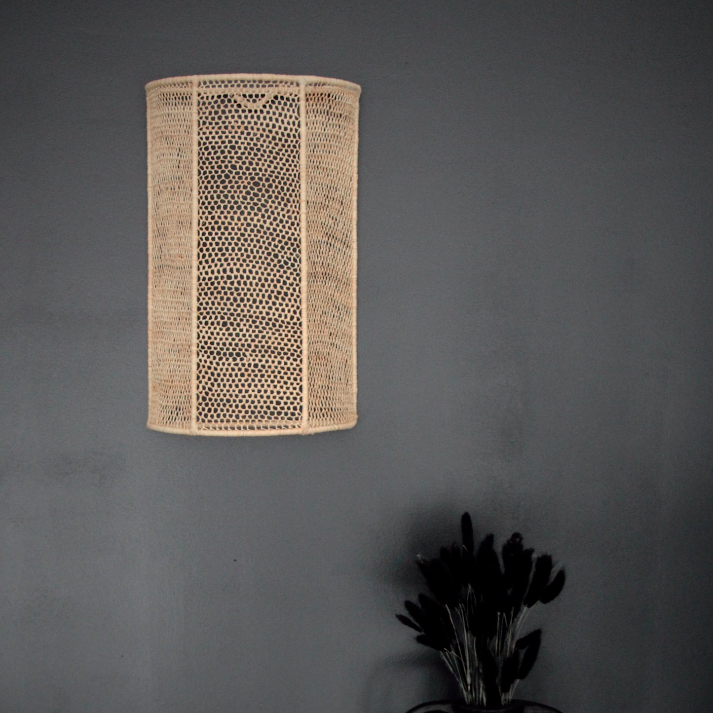 Applique Murale Osier Nid d'Abeille (Grand)