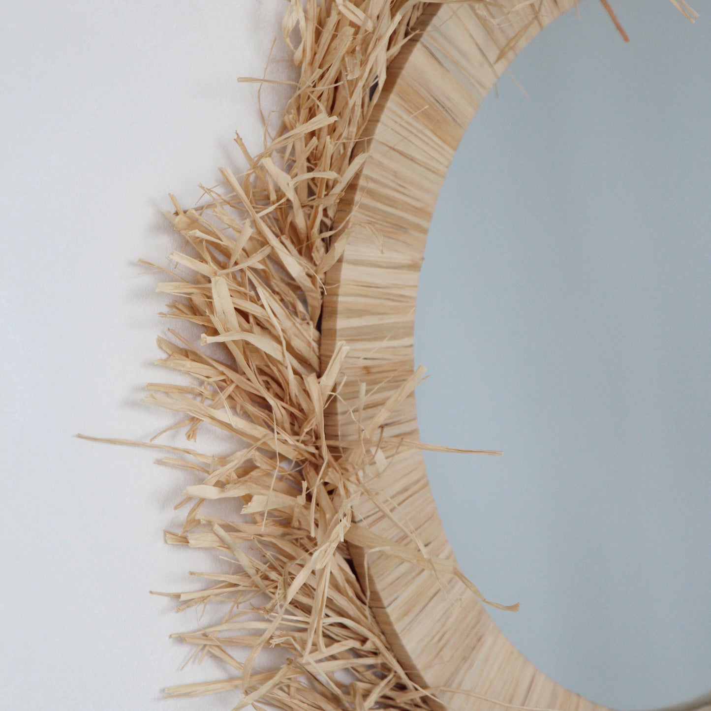 Ensemble miroir en osier (3)