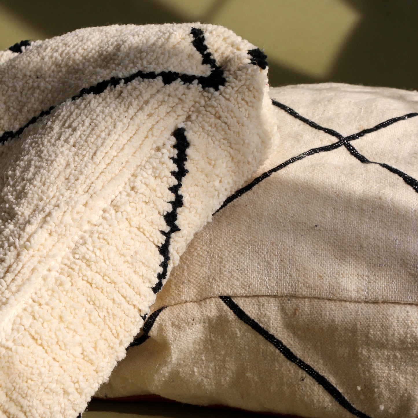 Pouf Kilim Beige