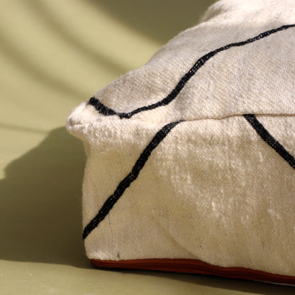 Pouf Kilim Beige